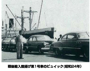 ヤナセの戦後輸入第1号車（1949年）