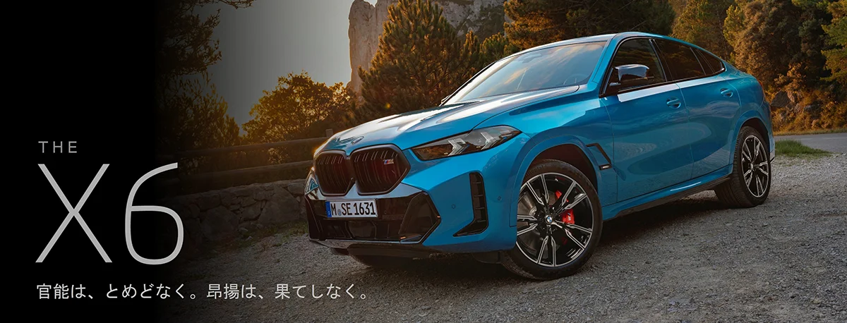 THE X6 官能は、とめどなく。昂揚は、果てしなく。