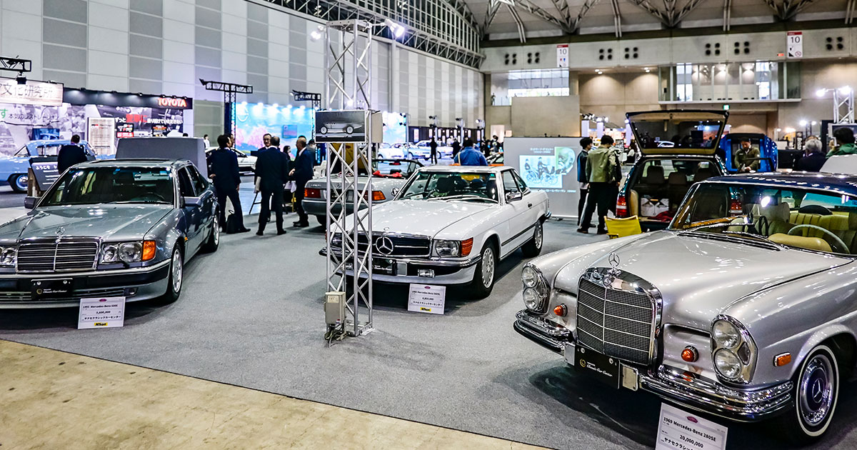 クラシック車電話 AUTOMOBILE COUNCIL 2024に出展したヤナセクラシックカー