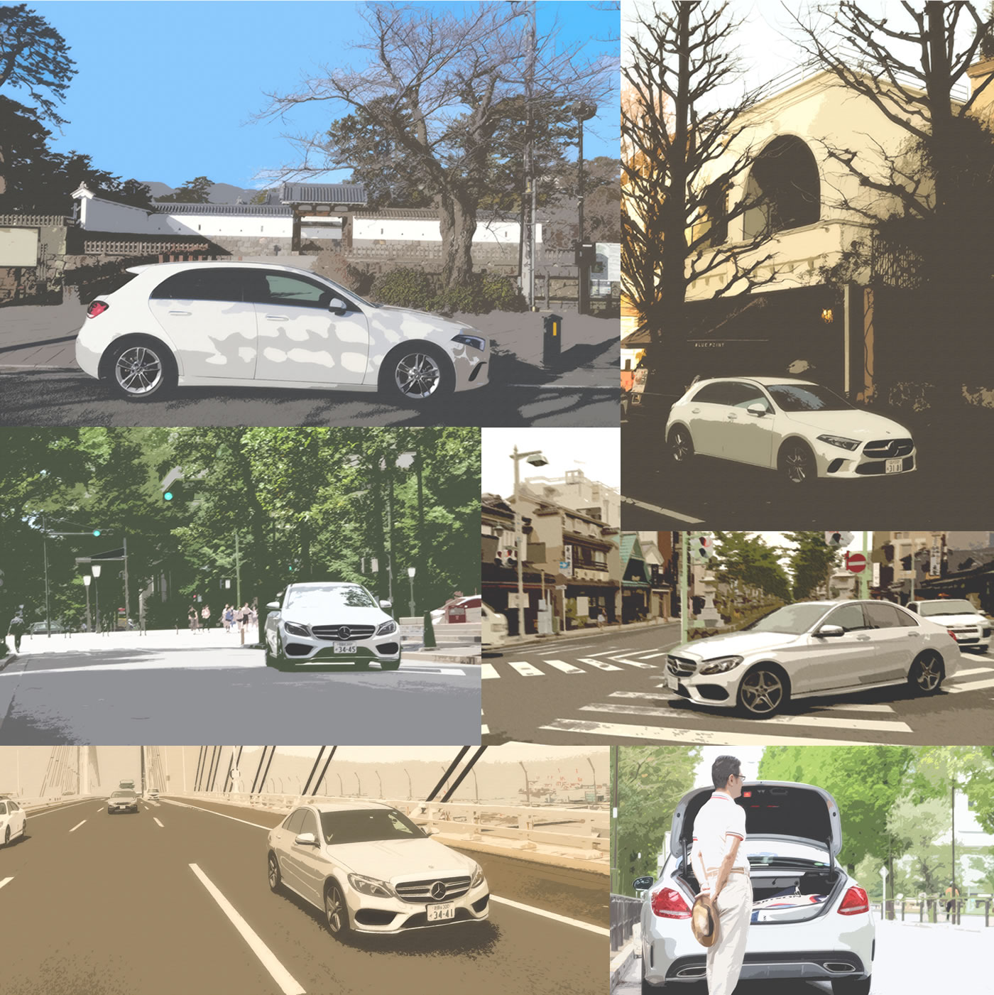 ドライブは癒しの時間 快適で安全な輸入車レンタカー メルセデス ベンツ ヤナセの高級車 輸入車レンタカーサービス