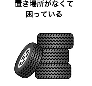 置き場所がなくて困っている