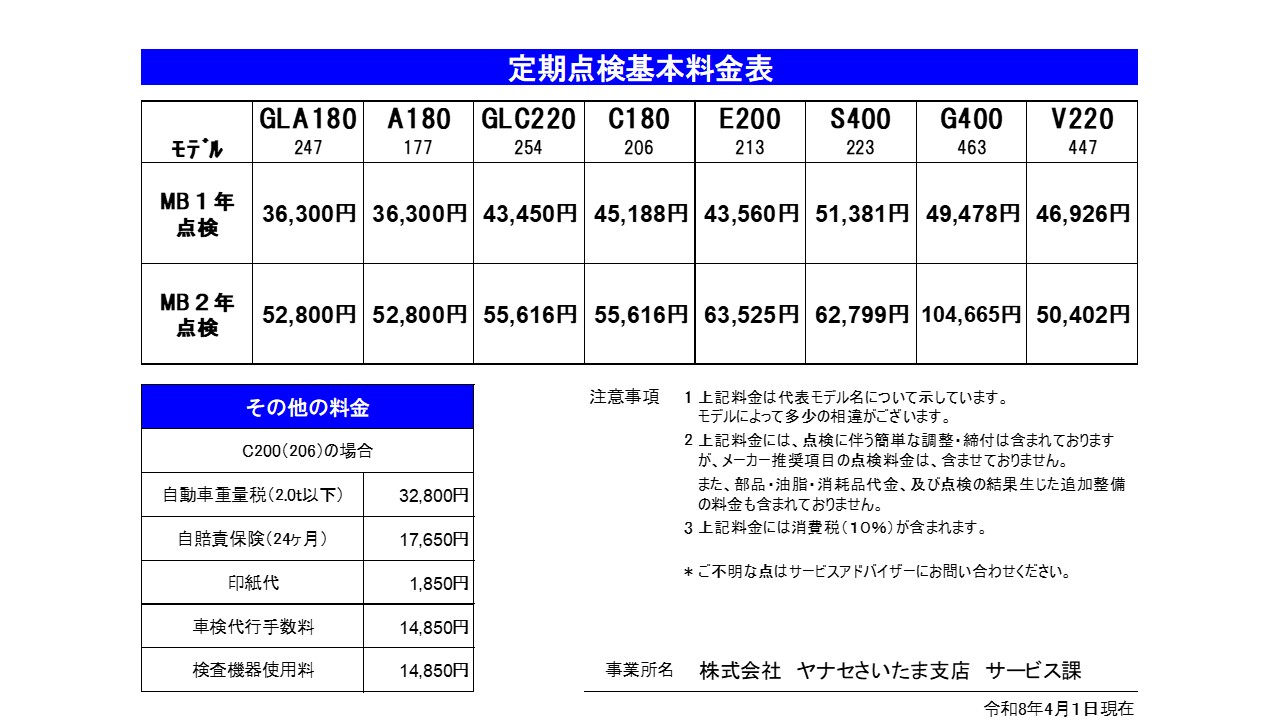 お知らせ | メルセデス・ベンツさいたま中央 | 株式会社ヤナセ