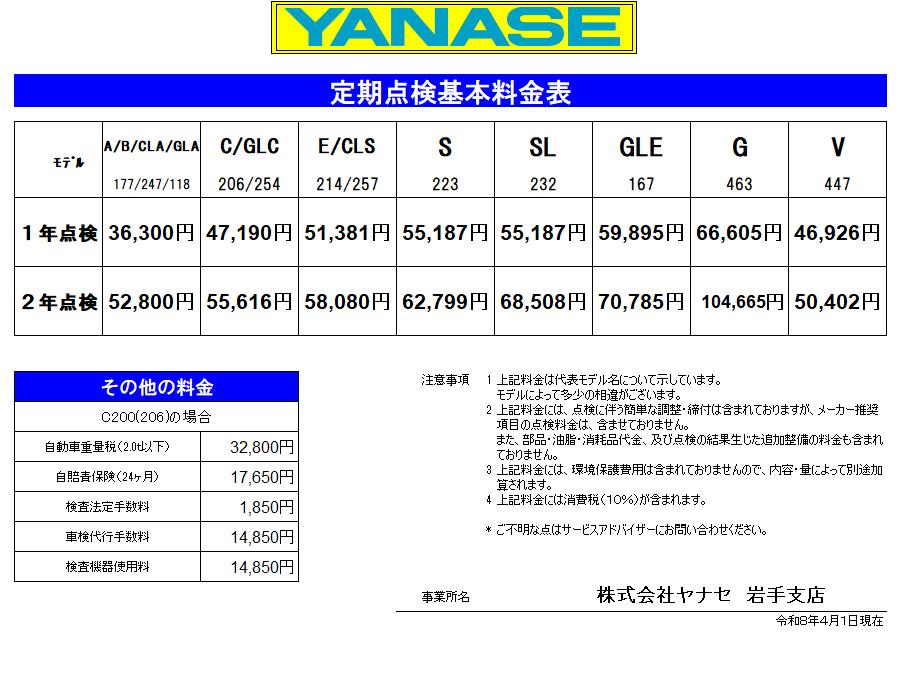 お知らせ | メルセデス・ベンツ岩手 | 株式会社ヤナセ