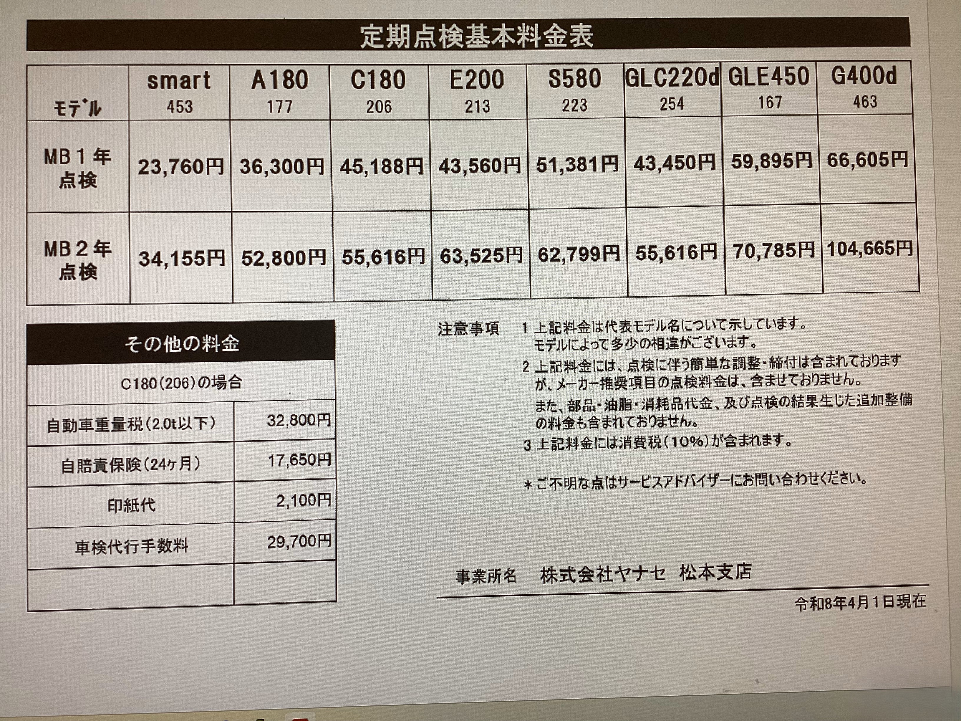 お知らせ | メルセデス・ベンツ松本 | 株式会社ヤナセ